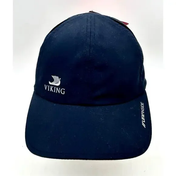 New HELLY HANSEN Navy Viking Yacht Cruises Hat Deck Crew Sailing Boat Baseball - Picture 4 of 12